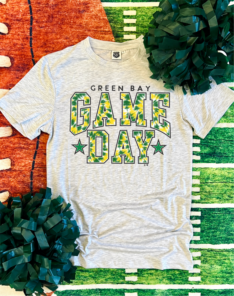 Green Bay Game Day Faux Tie Dye Tee (GB1002-SUB-TEE)