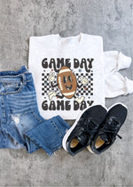 Retro Game Day Football Sweatshirt (FBALL1009-DTG-SS)