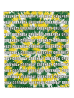 Custom Tie Dye Game Day Minky Blanket (Green/Gold)