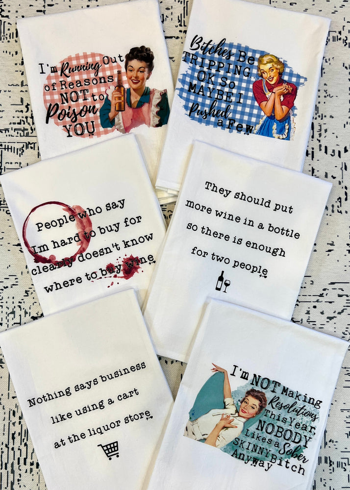 People who Say I'm Hard to Buy for Flour Sack Tea Towel (FSTT1001)