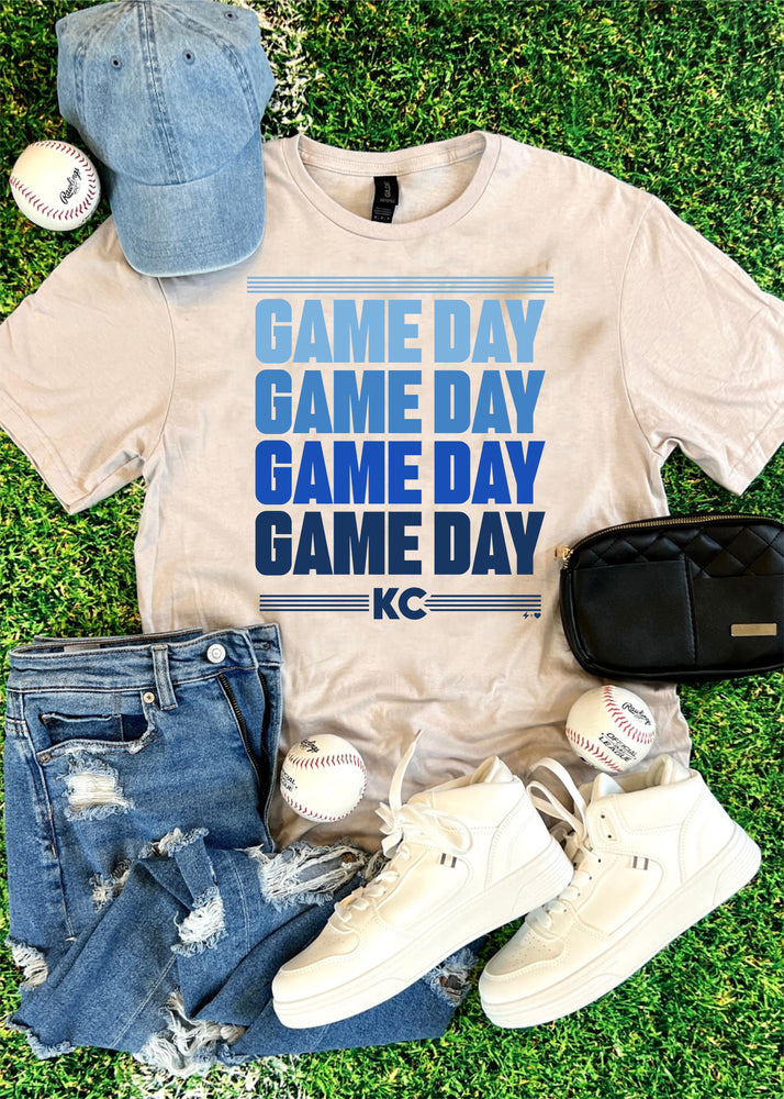 Game Day Ombre Tee Shirt (KCBB1014-DTG-TEE)