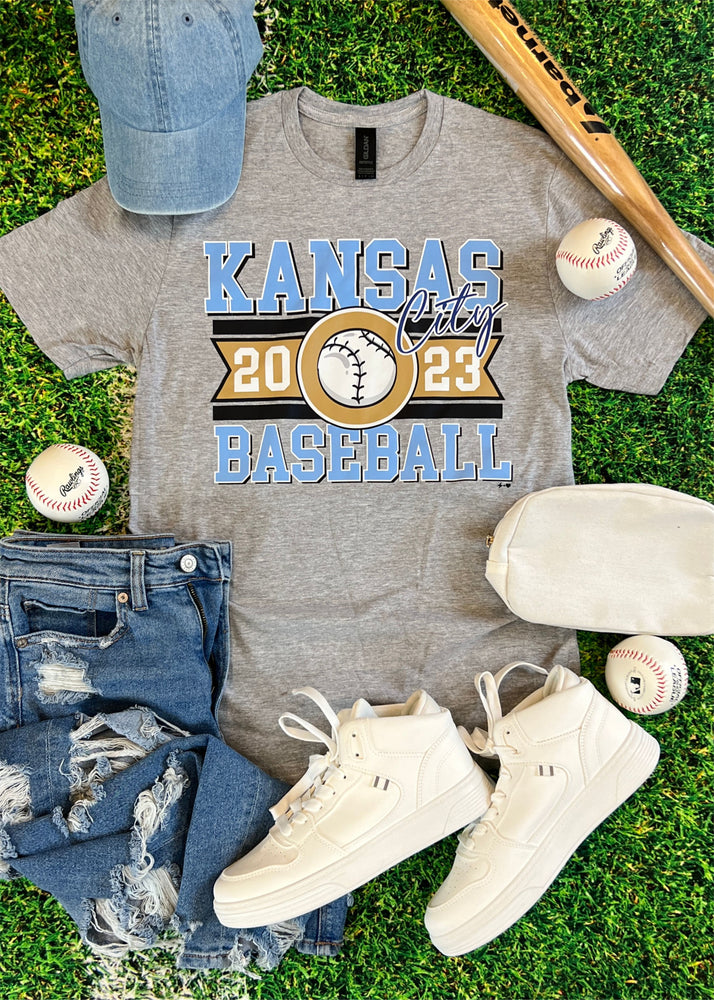 KC Baseball Light Blue 2023 Tee Shirt (KCBB1025-DTF-TEE)