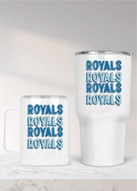 Retro Royals Metal Drinkware (KCDW1014)