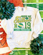 Vintage Loud and Proud Green Bay Football Sweatshirt  (GB1008-DTG-SS)