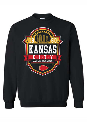 
            
                Load image into Gallery viewer, We Run the West Kansas City Sweatshirt (KCFB1029-SPT-SS)
            
        