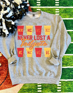 Never Lost a Tailgate Sweatshirt (KCFB1050-DTF-SS)