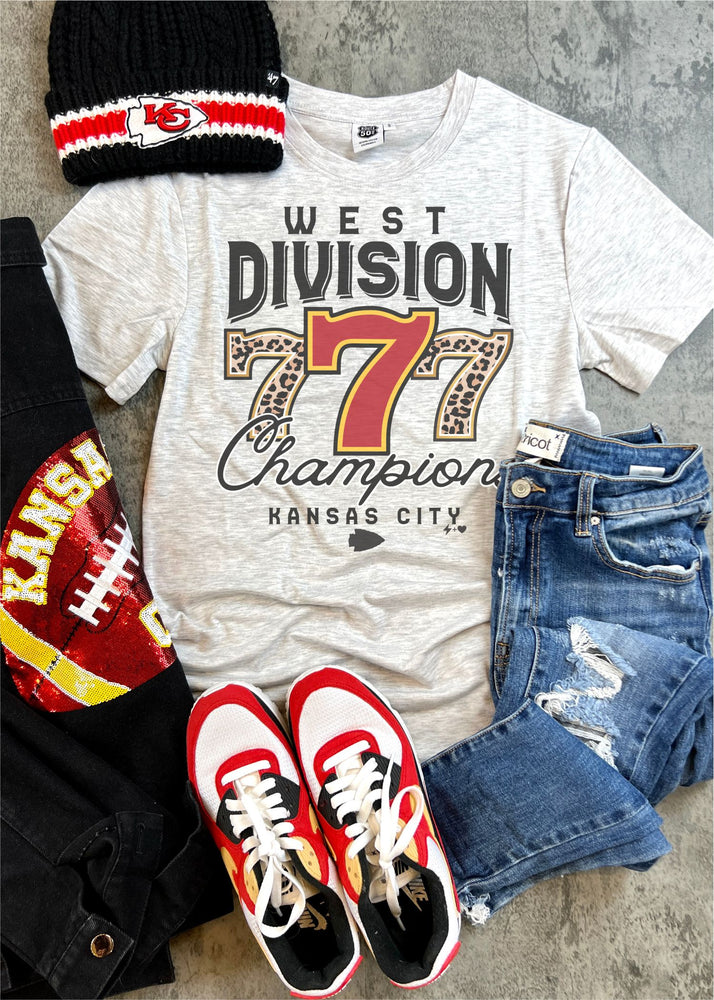 777 Division Champs KC Tee Shirt (KCFB1054-SUB-TEE)