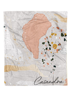 
            
                Load image into Gallery viewer, Terrazzo Custom Minky Blanket (MINKY1031)
            
        