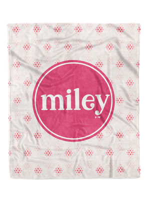 Pretty in Pink Custom Minky Blanket (MINKY1045)