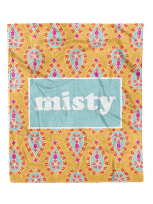 Tear Drops Custom Minky Blanket (MINKY1059)
