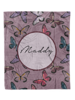 All the Butterflies Minky Blanket (MINKY1096)