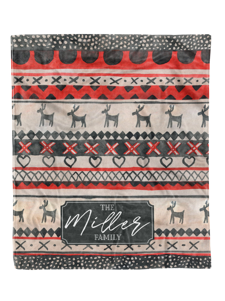 
            
                Load image into Gallery viewer, Christmas Sweater Custom Minky Blanket (MINKY1108)
            
        
