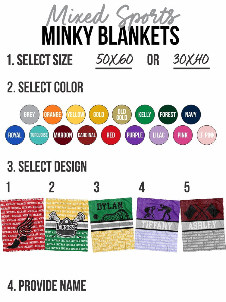 Color Guard Minky Blanket (MINKY1228)