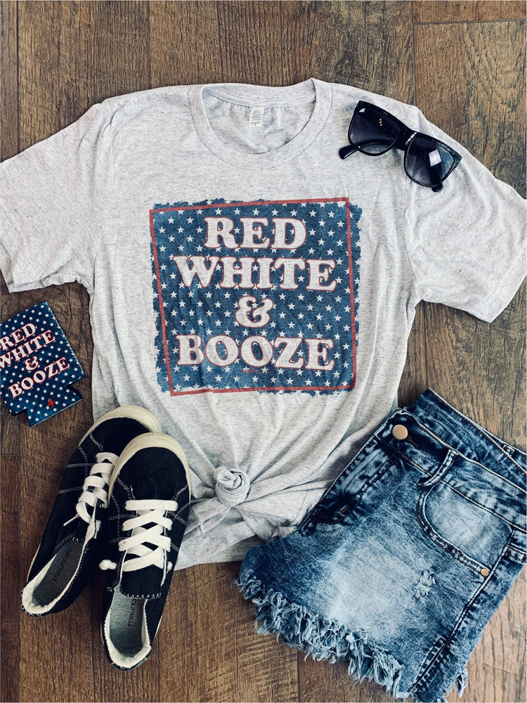 Red White and Booze Patriotic Tee (USA1001-SUB-TEE)