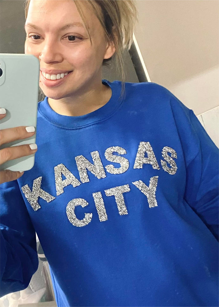 Kansas City Rhinestone Sweatshirt (RS1001)