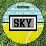 Tennis Banner Custom Neoprene Stadium Cushion (SC1013)