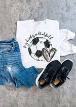 My Heart is on the Field Soccer Sweatshirt (SOCCER1007-DTG-SS)