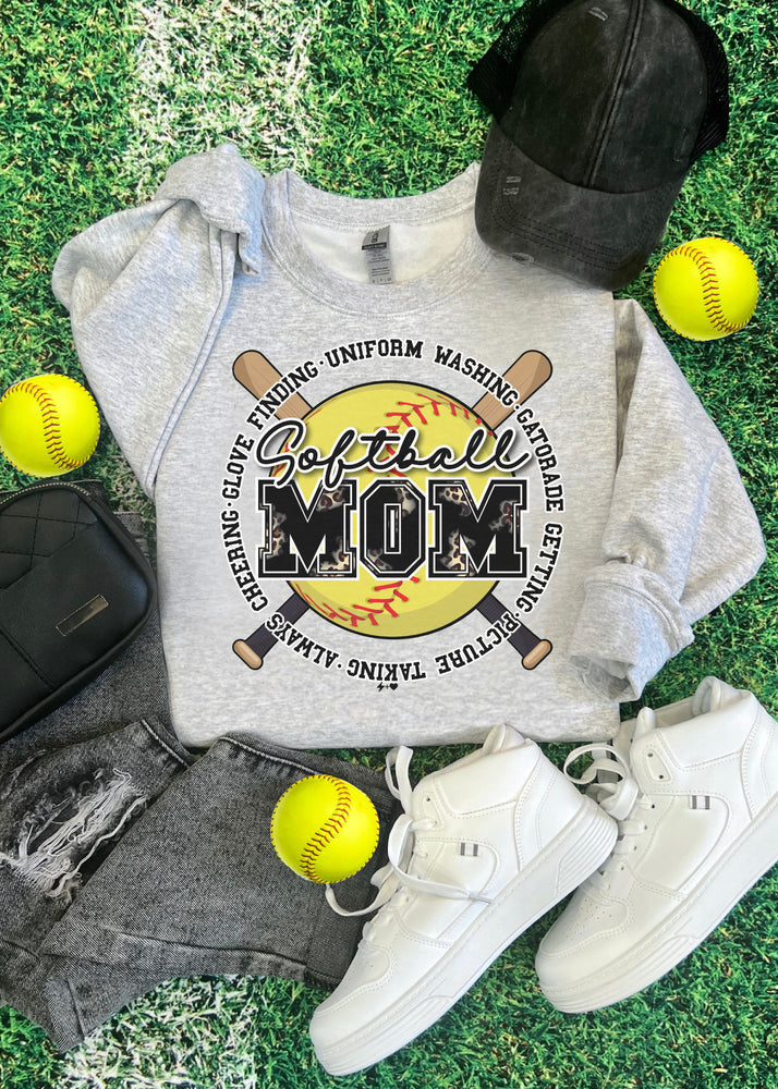 Softball Mom Terms Sweatshirt (SOFTBALL1015-DTG-SS)