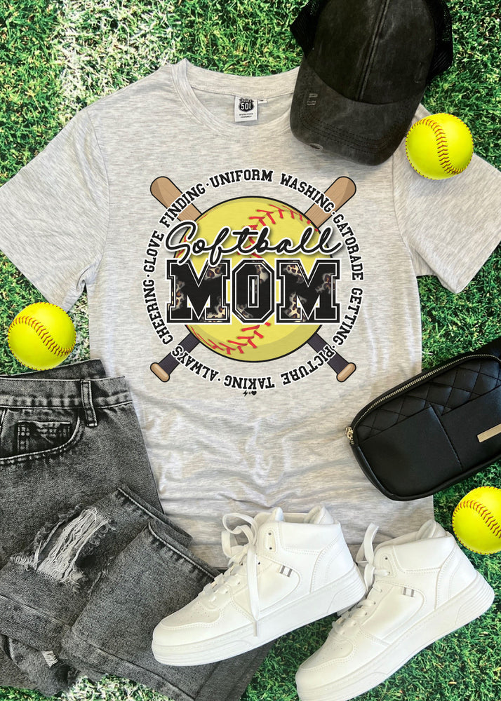 Softball Mom Terms Tee (SOFTBALL1015-SUB-TEE)