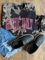 Pink Game Day Bleached Sweatshirt (SPIRIT1024-SS-PINK)
