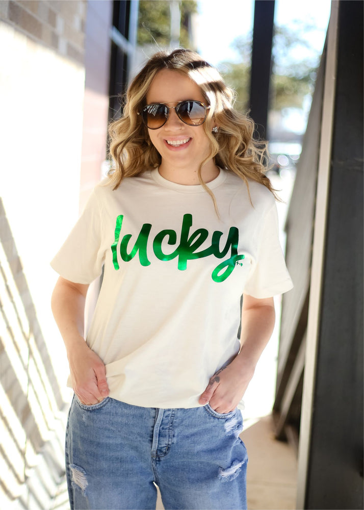 Lucky Foil St. Patty's Day Tee (STPATTY1013-TEE)