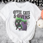 Coffee Cats and Covens $12 Graphic Tee (TEE1062)