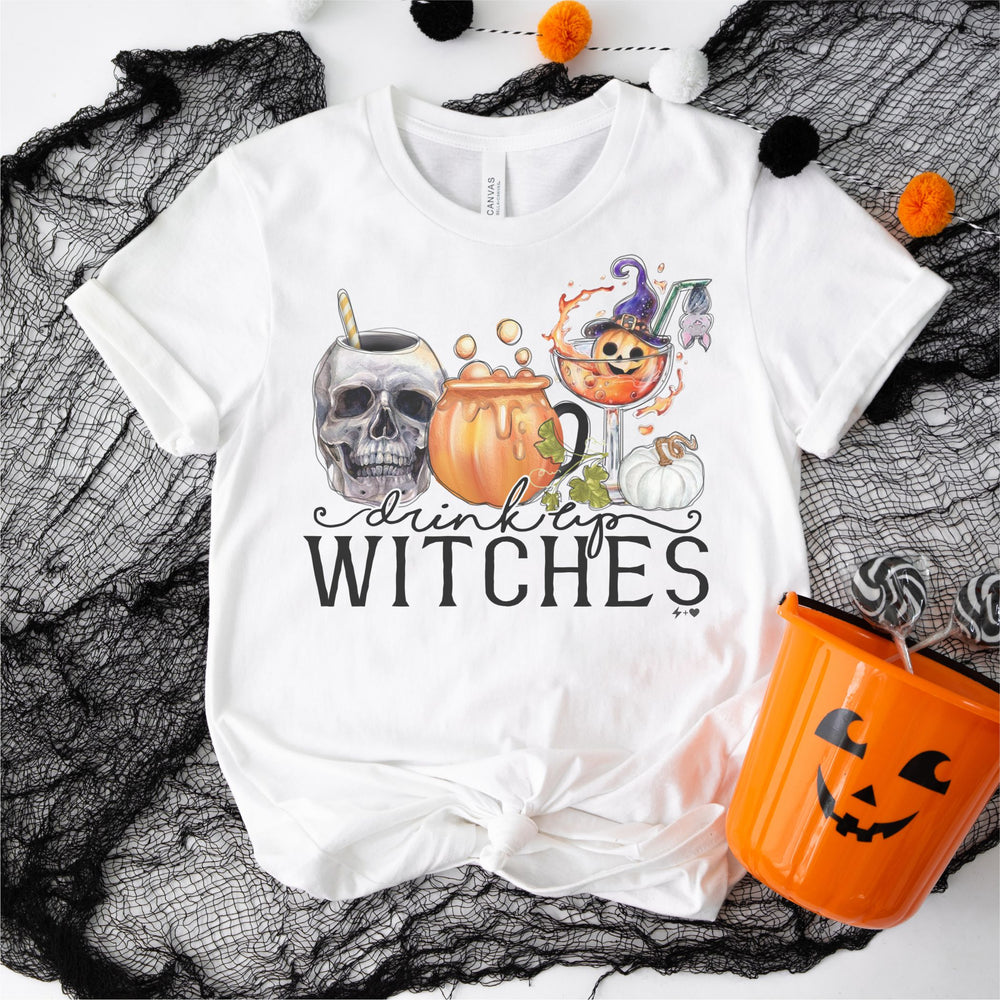 
            
                Load image into Gallery viewer, Drink Up Witches $12 Graphic Tee (TEE1078)
            
        