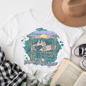 
            
                Load image into Gallery viewer, Wander Without Reason $12 Graphic Tee (TEE2002)
            
        