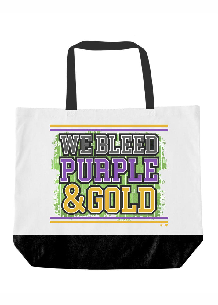 We Bleed Football Field Custom Tote Bag (TOTE1056)
