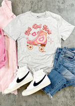 Let's Roll Girls Valentine Tee (VDAY1020-SUB-TEE)