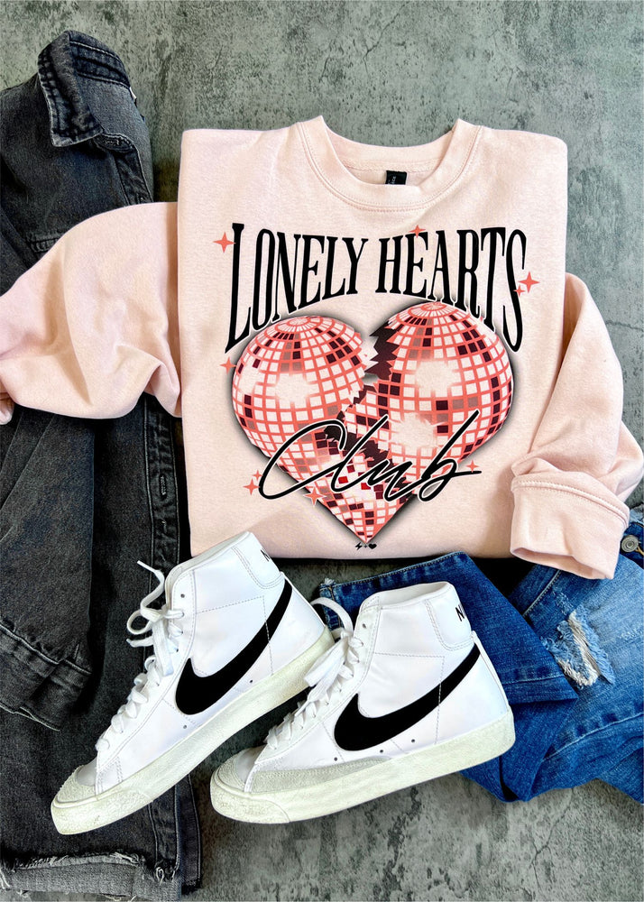 Lonely Hearts Club Valentine Sweatshirt (VTINE1021-DTG-SS)