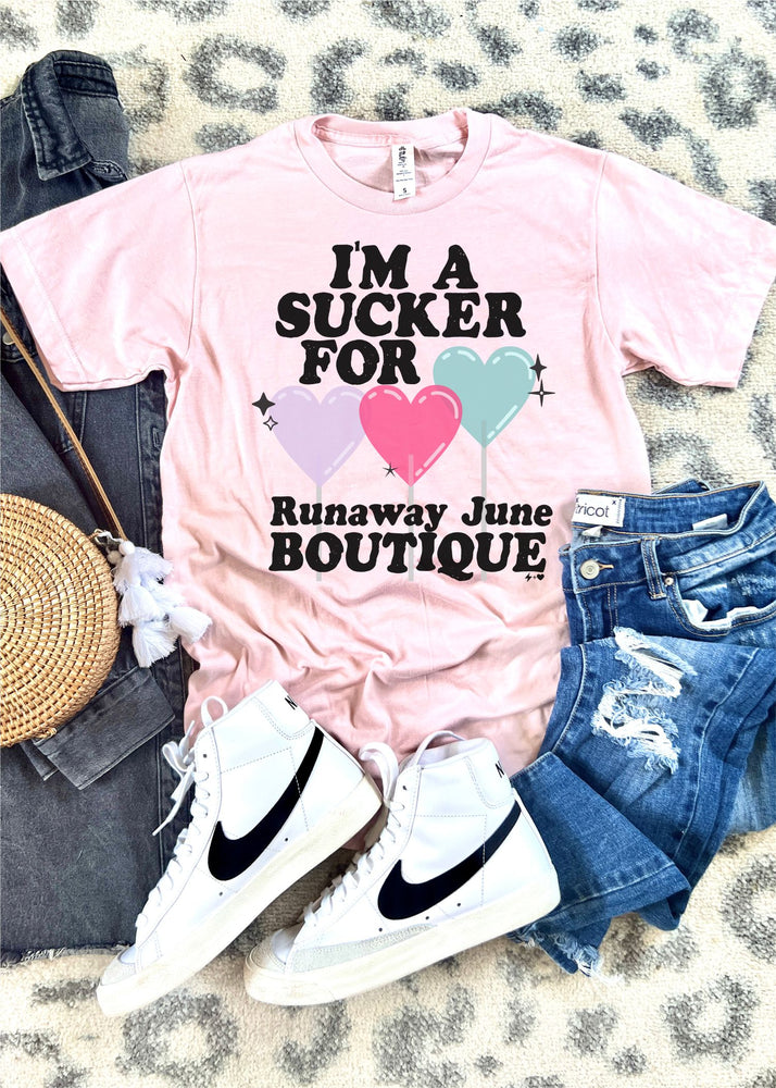 
            
                Load image into Gallery viewer, I&amp;#39;m a Sucker for You Custom Boutique Tee (VTINE1022-DTG-TEE)
            
        