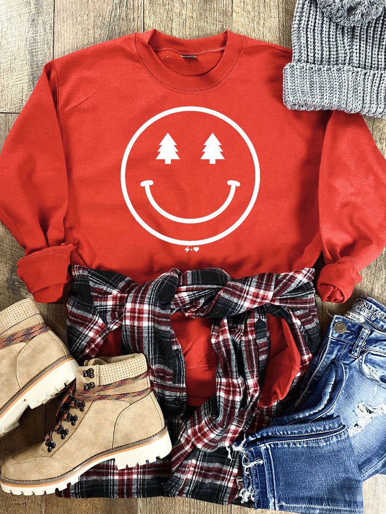 Christmas Smily Face Sweatshirt (XMAS1024-SPT-SS)